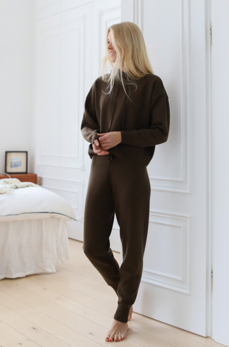 PREMIUM Bluza dresowa Cleveland brązowa